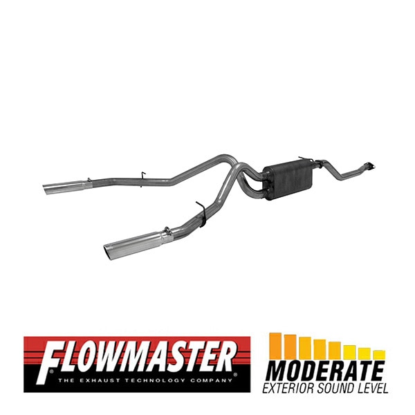 【FLOWMASTER 正規品】アメリカンサンダーキャタバックエキゾーストシステム 98-11y レンジャー 3.0L/4.0L 817529 フローマスター