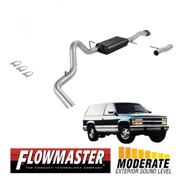【FLOWMASTER 正規品】アメリカンサンダーキャタバックエキゾーストシステム 92-95y ブレイザー ジミー 5.7L 2WD/4WD共通 17162