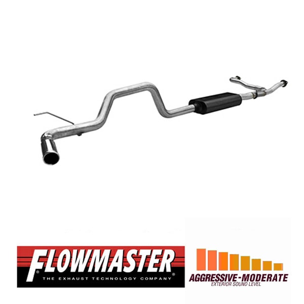 【FLOWMASTER 正規品】アメリカンサンダーキャタバックエキゾーストシステム 04-15y タイタン 5.6L  817533 フローマスター
