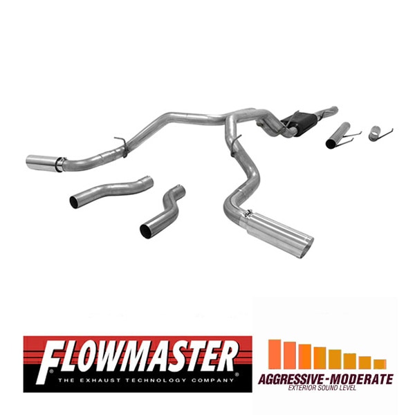 【FLOWMASTER 正規品】アメリカンサンダーキャタバックエキゾーストシステム 14-24y ラム 2500 6.4L 817709 フローマスター