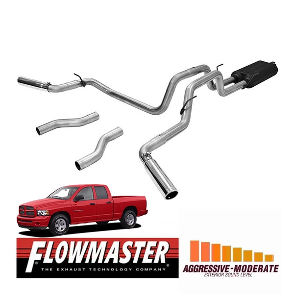 【FLOWMASTER 正規品】アメリカンサンダーキャタバックエキゾーストシステム 04-05y ラム 1500?5.7L 817397 フローマスター