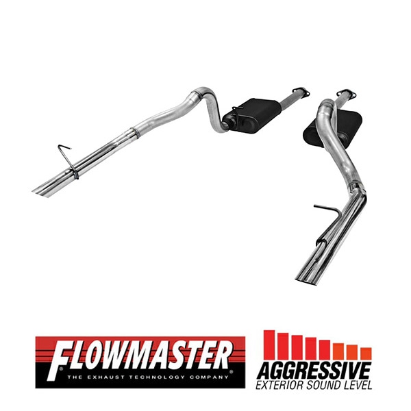 【FLOWMASTER 正規品】アメリカンサンダーキャタバックエキゾーストシステム 86-93y マスタング?LX 5.0L 86y マスタング GT 5.0L 817213