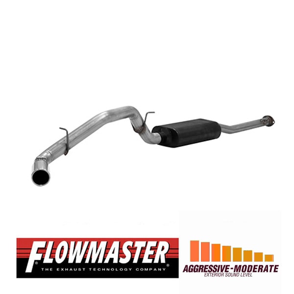 【FLOWMASTER 正規品】アメリカンサンダーキャタバックエキゾーストシステム 00-04y タコマ 2.7L/3.4L 817519 フローマスター