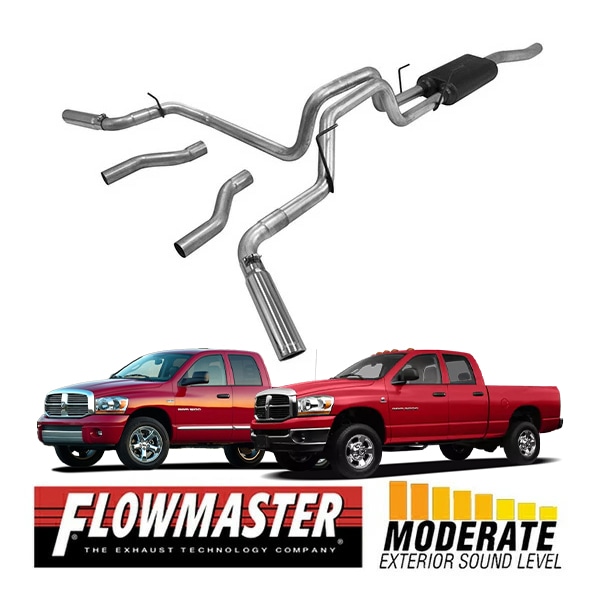 【FLOWMASTER 正規品】アメリカンサンダーキャタバックエキゾーストシステム 03-12y ラム 2500 3500 5.7L 05-08y ラム 1500 5.7L 817507