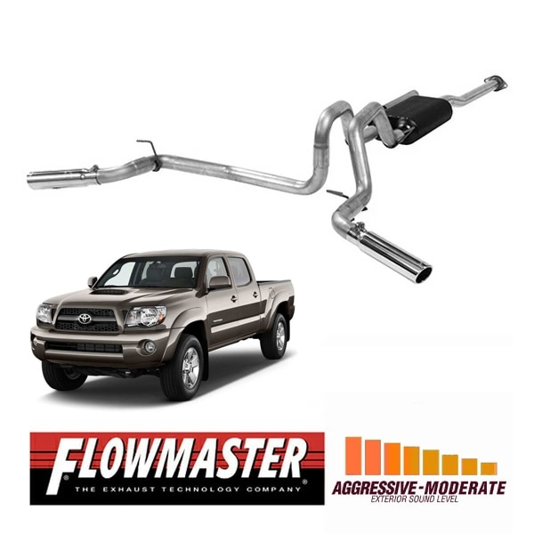 【FLOWMASTER 正規品】アメリカンサンダーキャタバックエキゾーストシステム 05-12y タコマ 4.0L 817432 フローマスター