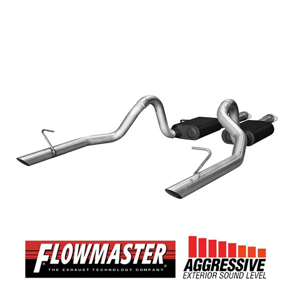 【FLOWMASTER 正規品】アメリカンサンダーキャタバックエキゾーストシステム 86-93y マスタング?LX 5.0L 86y マスタング GT 5.0L 17113