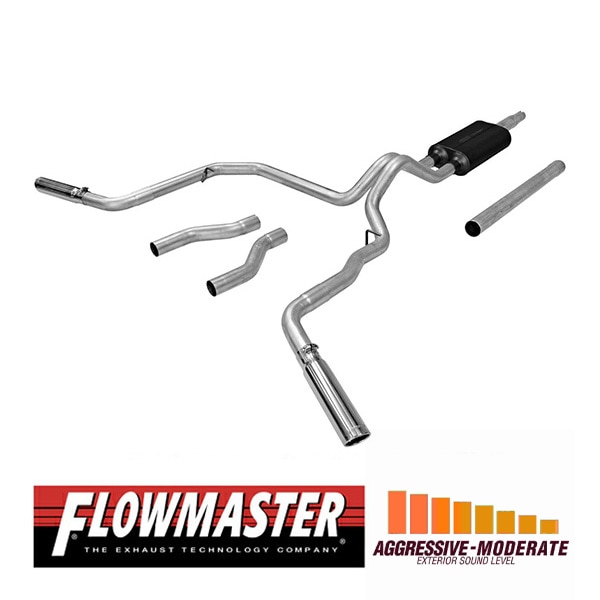【FLOWMASTER 正規品】アメリカンサンダーキャタバックエキゾーストシステム 87-96y F-150 V6 V8 17471 フローマスター