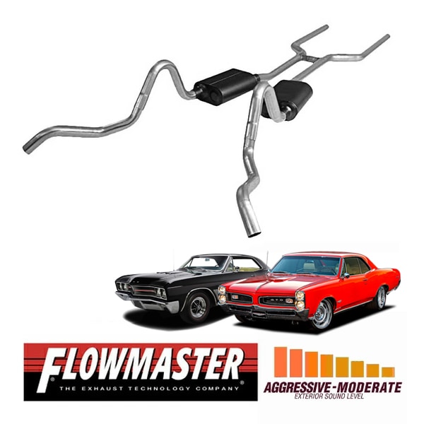 FLOWMASTER AMERICAN THUNDER CROSSMEMBER-BACK エキゾーストシステム 817412 ◇