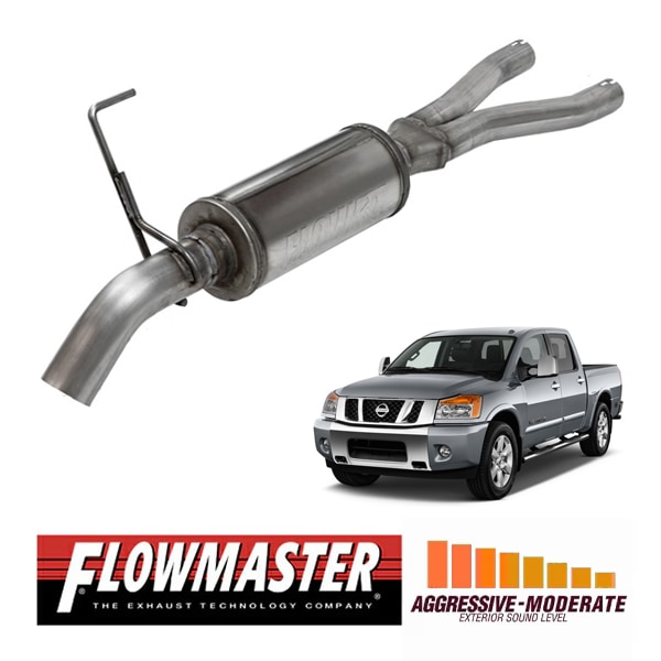 【FLOWMASTER 正規品】フローFXエクストリームキャタバックエキゾーストシステム 04-15y タイタン 5.6L 717985 フローマスター