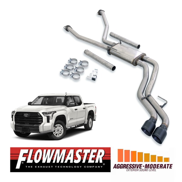 【FLOWMASTER 正規品】フローFXエクストリームキャタバックエキゾーストシステム 22-24y タンドラ 3.5L 718143 フローマスター