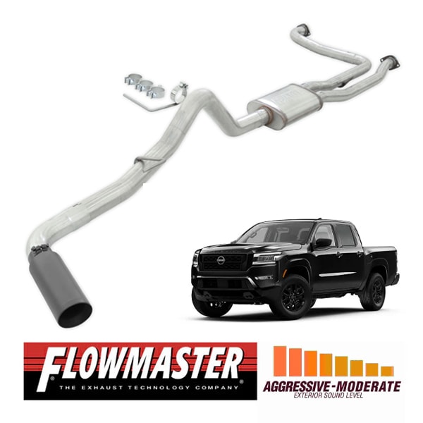【FLOWMASTER 正規品】フローFXエクストリームキャタバックエキゾーストシステム 22-23y フロンティア 3.8L 718151 フローマスター