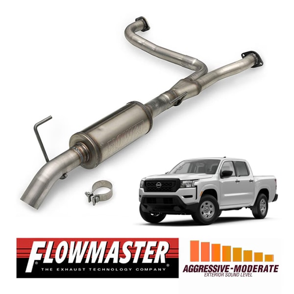 【FLOWMASTER 正規品】フローFXエクストリームキャタバックエキゾーストシステム 22-24y フロンティア 3.8L 718152 フローマスター