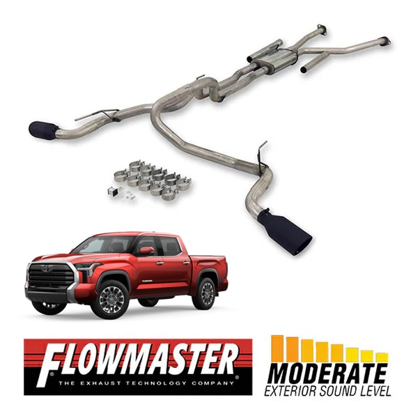 【FLOWMASTER 正規品】フローFXエクストリームキャタバックエキゾーストシステム 22-24y タンドラ 3.4L 718142 フローマスター