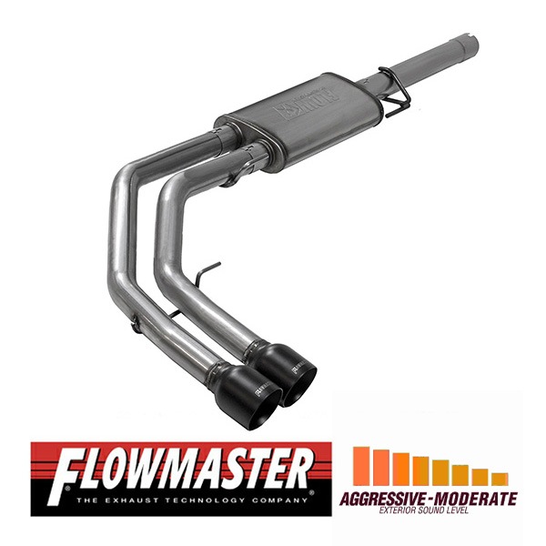 【FLOWMASTER 正規品】 フローFXエクストリームキャタバックエキゾーストシステム 09-23y ラム 1500 4.7L/5.7L 717993 フローマスター