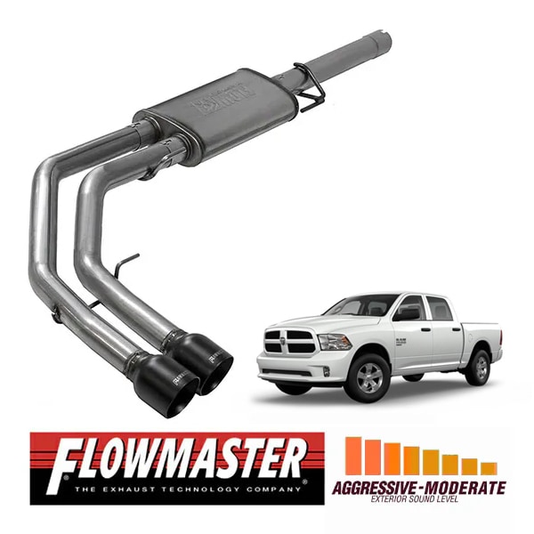 【FLOWMASTER 正規品】 フローFXエクストリームキャタバックエキゾーストシステム 09-23y ラム 1500 4.7L/5.7L 717993 フローマスター