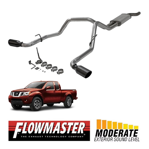 【FLOWMASTER 正規品】フローFXエクストリームキャタバックエキゾーストシステム 05-19y フロンティア 4.0L 2WD/4WD共通 718103