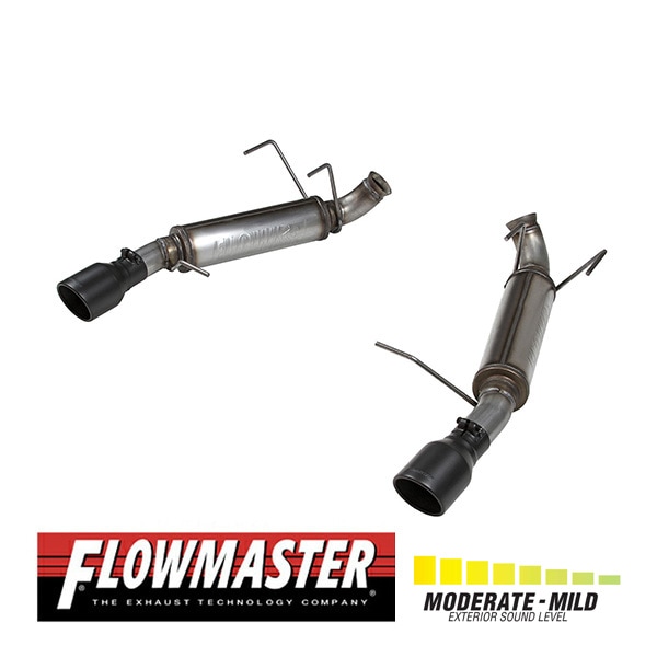 【FLOWMASTER 正規品】フローFXアクスルバックエキゾーストシステム 11-14y マスタング 3.7L 717877 フローマスター