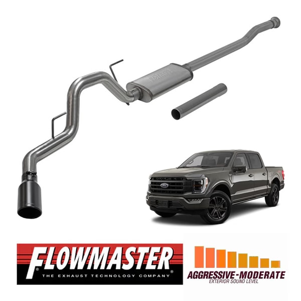 【FLOWMASTER 正規品】フローFXエクストリームキャタバックエキゾーストシステム 21-23y F-150 2.7L/3.5L/5.0L 718115 フローマスター