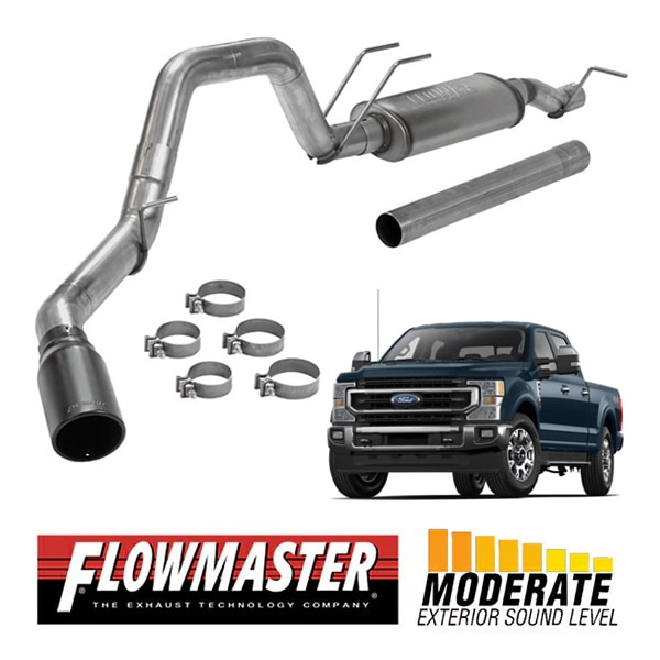 【FLOWMASTER 正規品】フローFXエクストリームキャタバックエキゾーストシステム 17-23y F250/F350 スーパーデューティー 6.2L/7.3L 717943