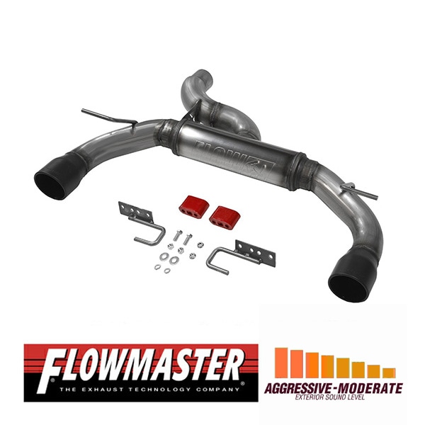 【FLOWMASTER 正規品】フローFXアクスルバックエキゾーストシステム 21-23y ブロンコ 2.3L/2.7L 718123 フローマスター