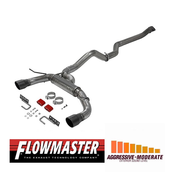 【FLOWMASTER 正規品】フローFXエクストリームキャタバックエキゾーストシステム 21-23y ブロンコ 2.3L/2.7L 718122 フローマスター