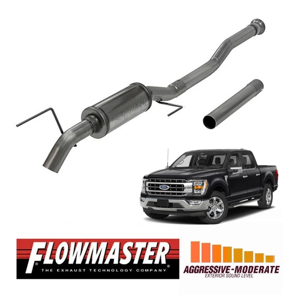 【FLOWMASTER 正規品】フローFXエクストリームキャタバックエキゾーストシステム 21-23y F-150 2.7L/3.5L/5.0L 718117 フローマスター