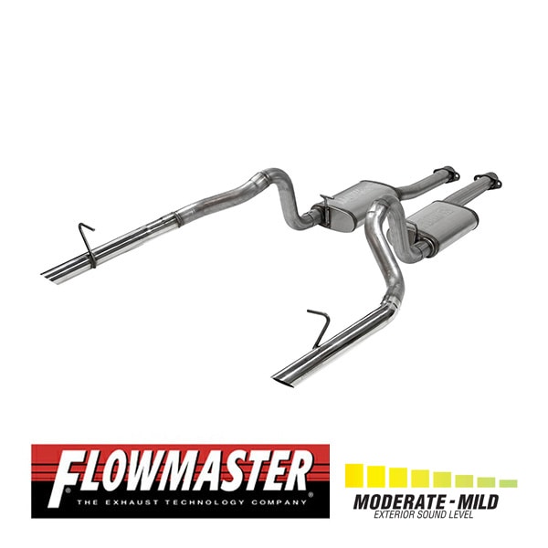 【FLOWMASTER 正規品】 フローFXキャタバックエキゾーストシステム 86-93y マスタング?LX GT 5.0L 717213 フローマスター