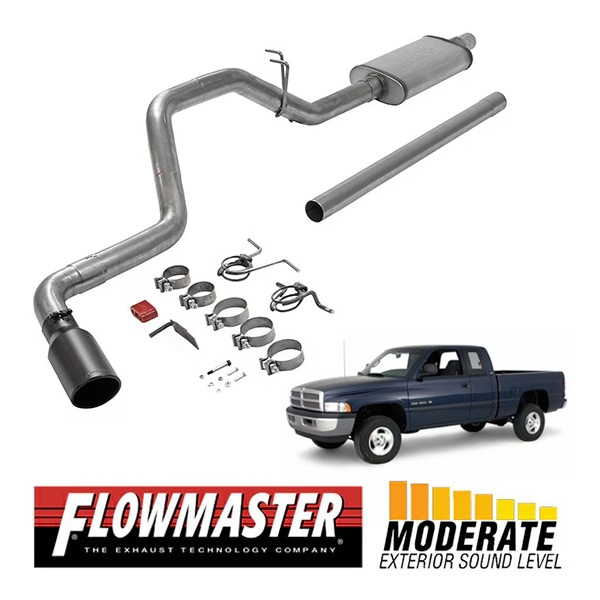 【FLOWMASTER 正規品】フローFXキャタバックエキゾーストシステム 94-01y ラム 1500 3.9L/5.2L/5.9L 94-02y ラム 2500/3500 5.9L 717947