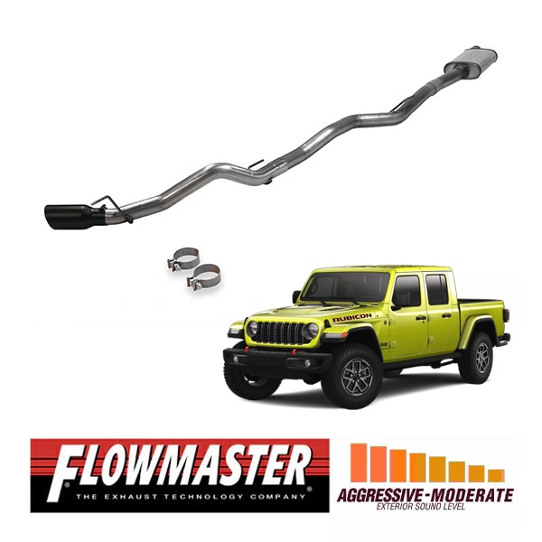 【FLOWMASTER 正規品】フローFXキャタバックエキゾーストシステム 20-23y JT グラディエーター 3.6L 717912 フローマスター