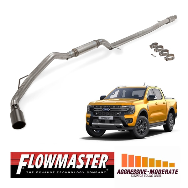【FLOWMASTER 正規品】フローFXキャタバックエキゾーストシステム 19-23y レンジャー 2.3L 717909 フローマスター