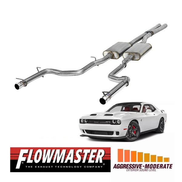 【FLOWMASTER 正規品】フローFXキャタバックエキゾーストシステム 15-16y チャレンジャー R/T 5.7L 717830 フローマスター