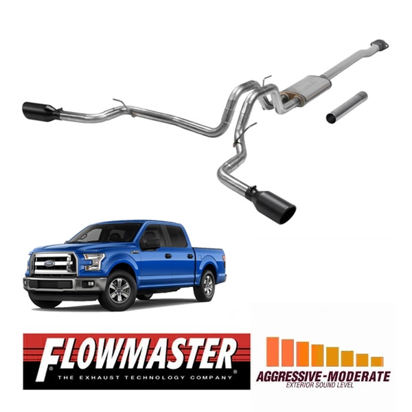 【FLOWMASTER 正規品】フローFXキャタバックエキゾーストシステム 15-20y F-150 2.7L/3.5L/5.0L 717871 フローマスター