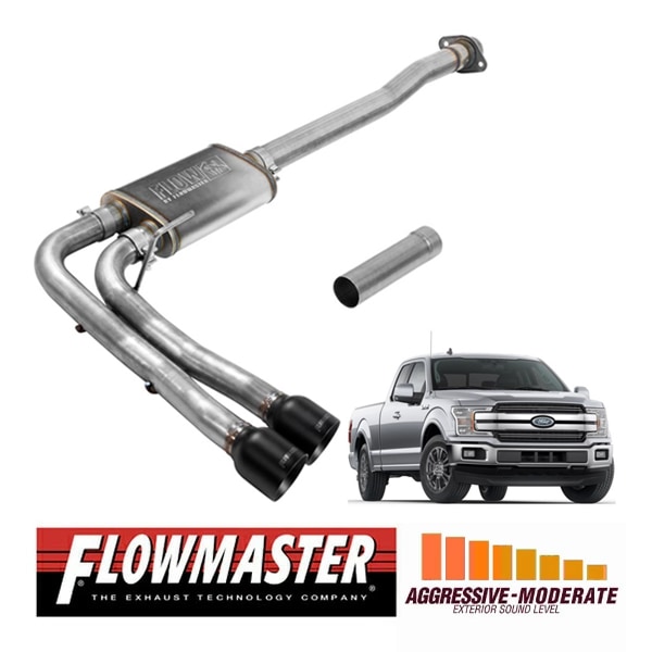 【FLOWMASTER 正規品】フローFXキャタバックエキゾーストシステム 15-20y F-150 2.7L/3.5L/5.0L 717785 フローマスター