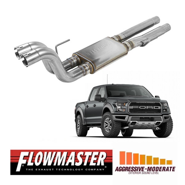 【FLOWMASTER 正規品】フローFXダイレクトフィットマフラー 17-20y F-150 ラプター 3.5L 717776 フローマスター