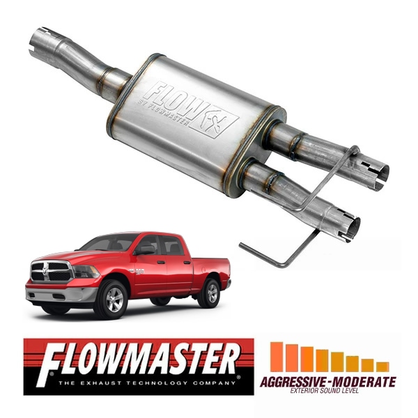 【FLOWMASTER 正規品】フローFXダイレクトフィットマフラー 09-23y ラム 1500 5.7L 717835 フローマスター