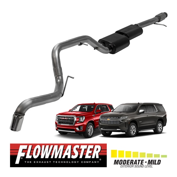 【FLOWMASTER 正規品】フォースIIキャタバックエキゾーストシステム 21-23y タホ ユーコン 5.3L 817949 フローマスター