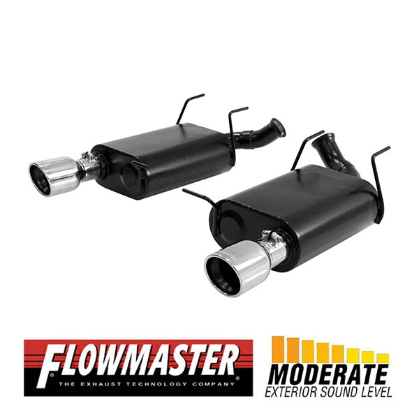 【FLOWMASTER 正規品】フォースIIアクスルバックエキゾーストシステム 11-14y マスタング?3.7L 817497 フローマスター