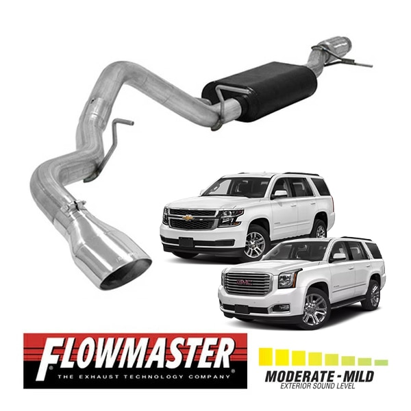 【FLOWMASTER 正規品】フォースIIキャタバックエキゾーストシステム 15-20y タホ ユーコン 5.3L 817704 フローマスター