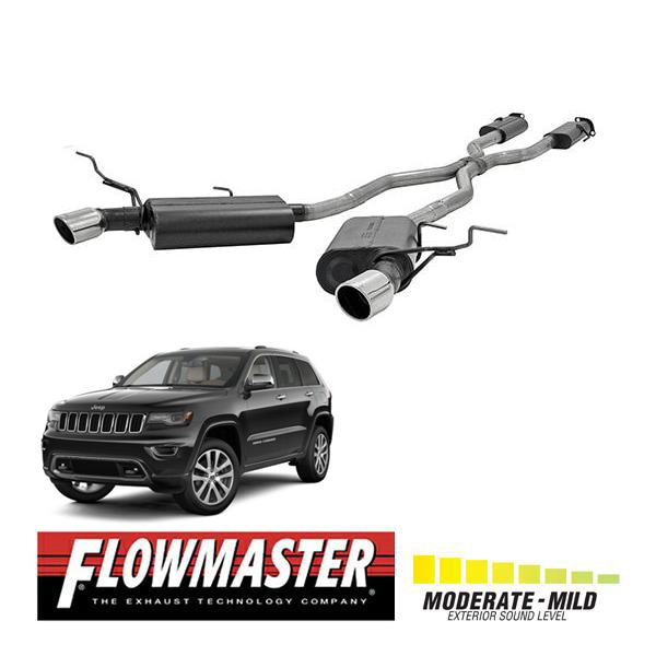 【FLOWMASTER 正規品】 フォースIIキャタバックエキゾーストシステム 11-21y グランド チェロキー 3.6L/5.7L 817575 フローマスター