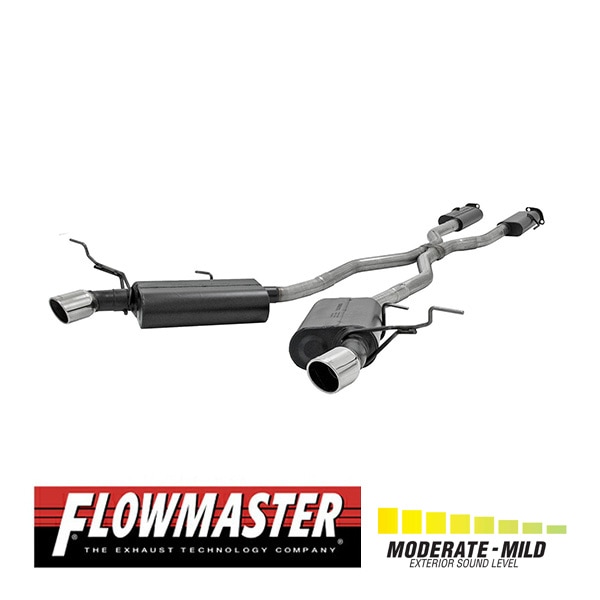 【FLOWMASTER 正規品】 フォースIIキャタバックエキゾーストシステム 11-21y グランド チェロキー 3.6L/5.7L 817575 フローマスター