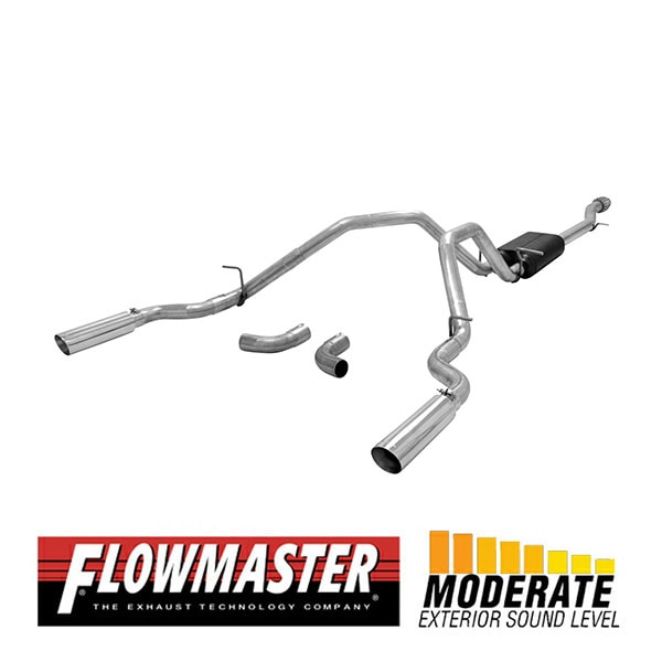 【FLOWMASTER 正規品】 フォースIIキャタバックエキゾーストシステム 14-19y シルバラード シエラ 1500 4.3L/5.3L 817666 フローマスター