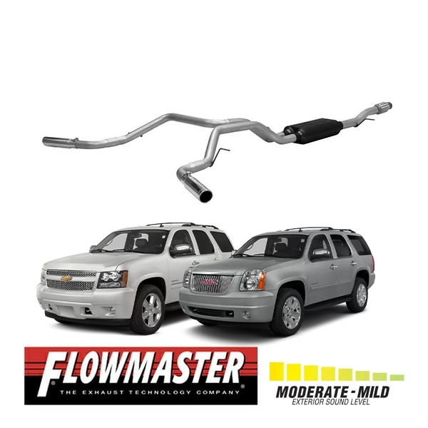 【FLOWMASTER 正規品】フォースIIキャタバックエキゾーストシステム 09-14y タホ ユーコン 5.3L 2WD/4WD共通 817554 フローマスター