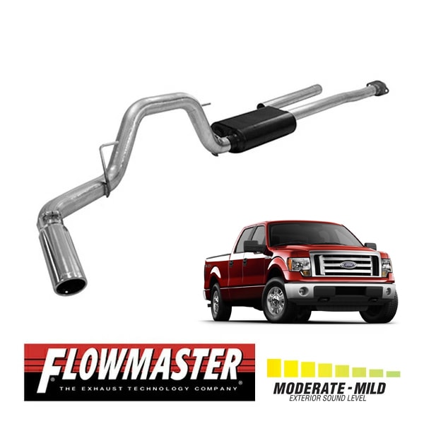 【FLOWMASTER 正規品】フォースIIキャタバックエキゾーストシステム 09-14y F-150 4.6L/5.0L/5.4L 817509 フローマスター