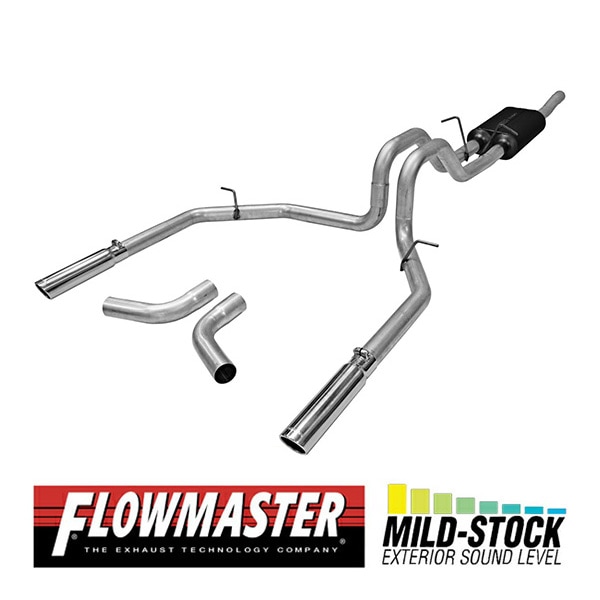【FLOWMASTER 正規品】フォースIIキャタバックエキゾーストシステム 98-03y F-150 4.6L/5.4L 17472 フローマスター