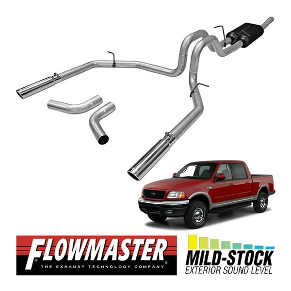 【FLOWMASTER 正規品】フォースIIキャタバックエキゾーストシステム 98-03y F-150 4.6L/5.4L 17472 フローマスター