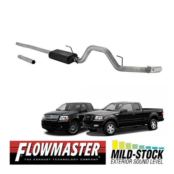 【FLOWMASTER 正規品】フォースIIキャタバックエキゾーストシステム 04-08y F-150 マーク LT 4.6L/5.4L 17403 フローマスター