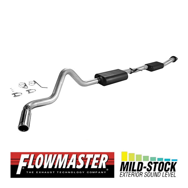 【FLOWMASTER 正規品】フォースIIキャタバックエキゾーストシステム 99-07y シルバラードシエラ 1500 4.3L/4.8L/5.3L 17362 フローマスター