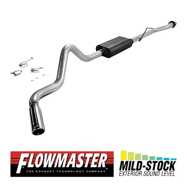 【FLOWMASTER 正規品】フォースIIキャタバックエキゾーストシステム 99-07y シルバラード シエラ 1500 4.3L/4.8L/5.3L 17361