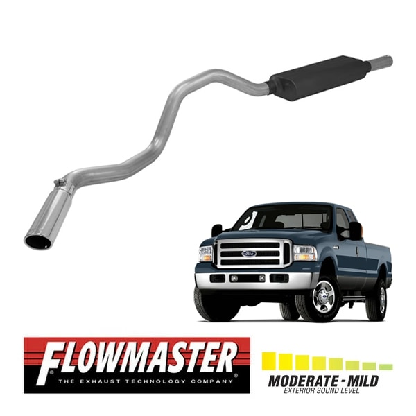 【FLOWMASTER 正規品】フォースIIキャタバックエキゾーストシステム 05-07y F-250/F-350 V8/V10 17422 フローマスター
