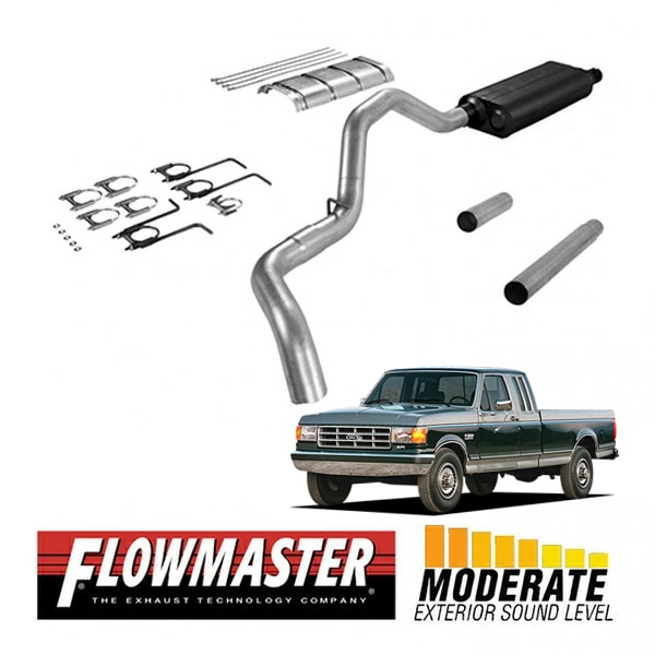 【FLOWMASTER 正規品】フォースIIキャタバックエキゾーストシステム 87-93y F-250/F-350 7.5L 17198 フローマスター